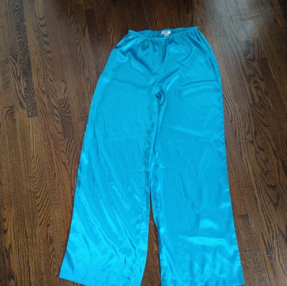 La Senza blue satin pajama pants sz medium - Picture 5 of 10